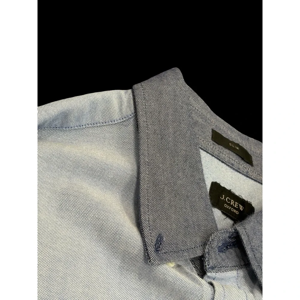 J. Crew Men's Oxford Shirt Blue Button Up Slim Fit BOGO  Lot Preppy Smart Casual